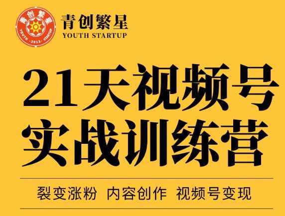 张萌21天视频号实战训练营,裂变涨粉、内容创作、视频号变现 价值298元-课程网