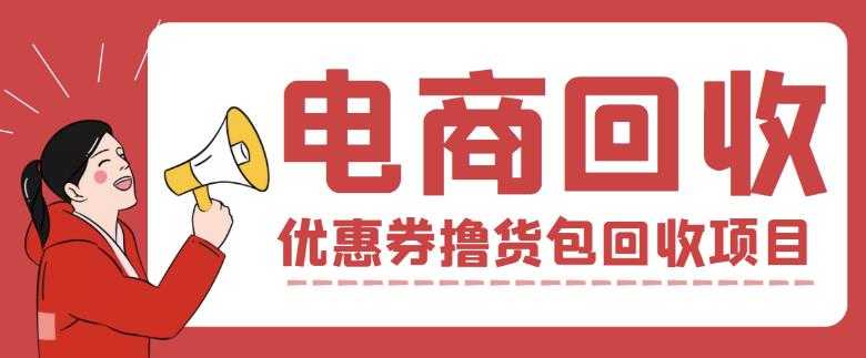 外面收费388的电商回收项目,一单利润100+-课程网