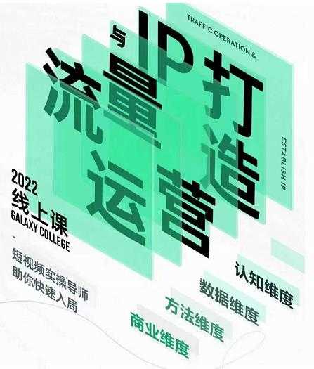 大蓝流量运营&个人ip打造课,短视频带货/爆款文案/流量运营/直播入门/镜头变现/流量商业-课程网