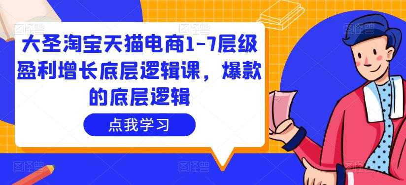 大圣淘宝天猫电商1-7层级盈利增长底层逻辑课,爆款的底层逻辑-课程网