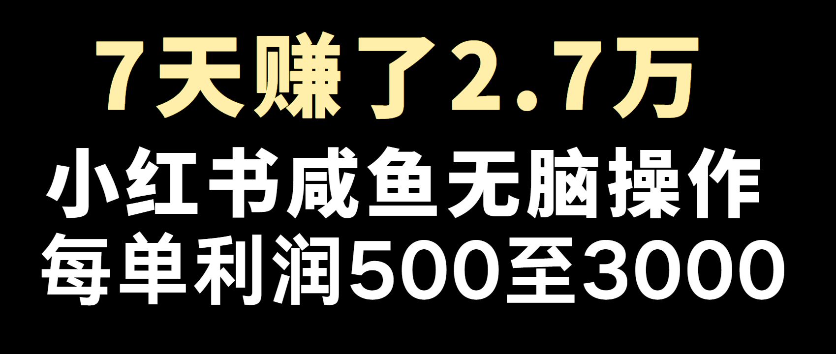 全网首发，7天赚了2.6万，2025利润超级高！-课程网