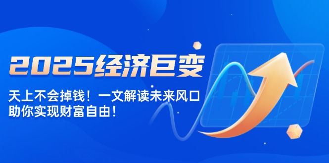 2025经济巨变,天上不会掉钱!-课程网