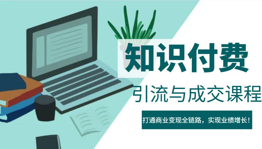 IP合伙人知识付费虚拟项目,引流与成交课程-课程网